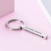 Personalized 4 Side Bar Keychain